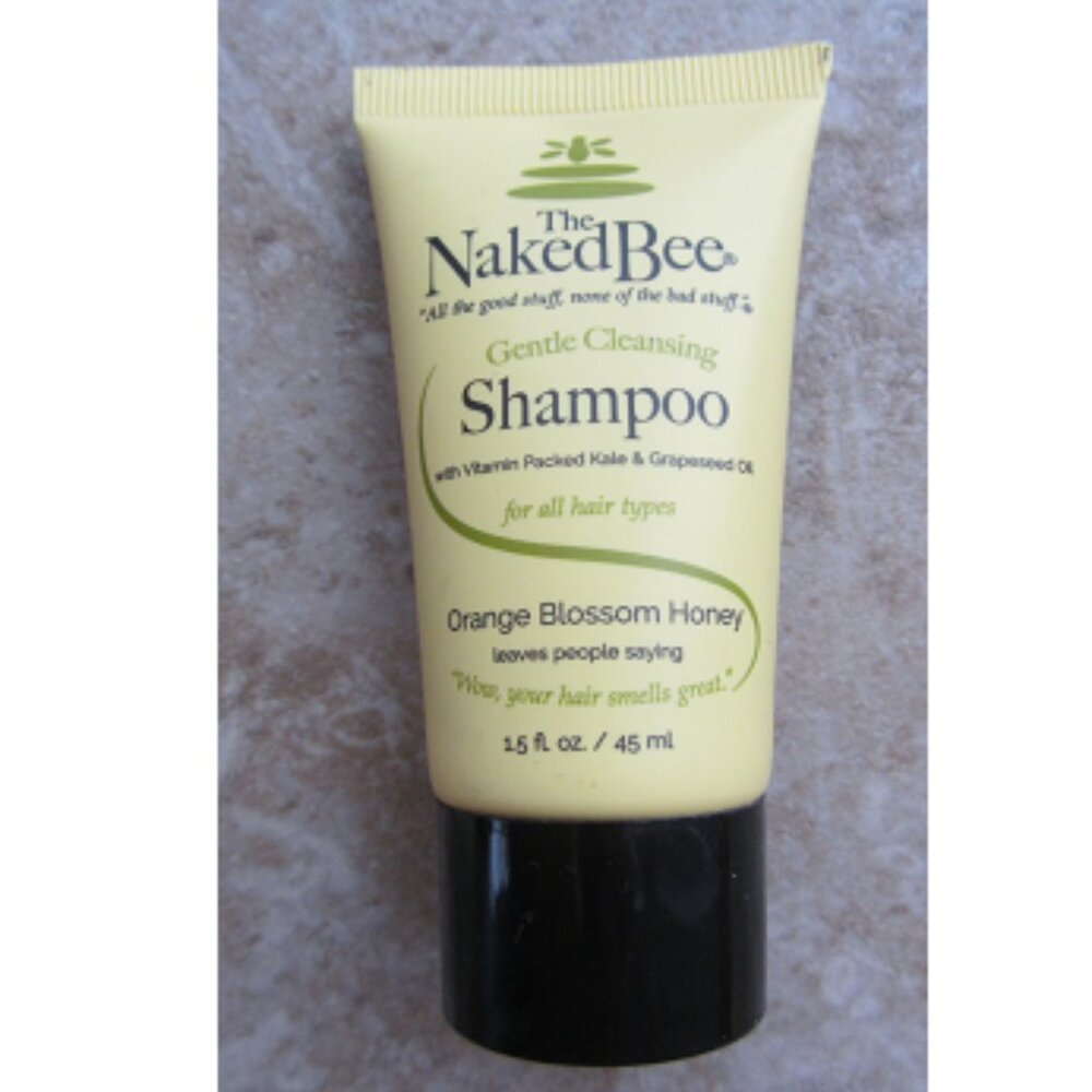THE NAKED BEE Gentle Cleansing Shampoo 1.5 Oz. Orange Blossom Honey